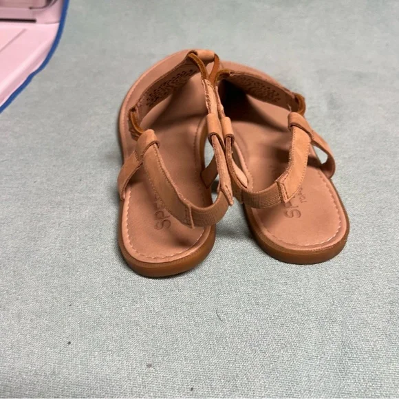 Sperry slip on thong sandal with back strap in vechetta natural leather flat - Picture 5 of 11